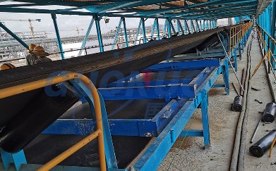 直擊現(xiàn)場：國諾信科電子皮帶秤，工程師安裝施工調(diào)試進(jìn)行時(shí)